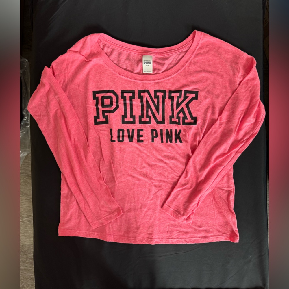 PINK Victoria's Secret Pink Long Sleeve Tee